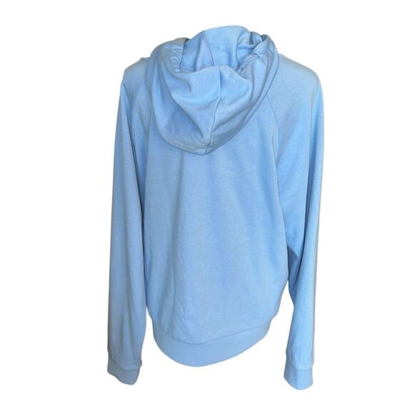 Oakley woman’s XL blue breeze fleece performance hoodie sweatshirt - Picture 3 of 8